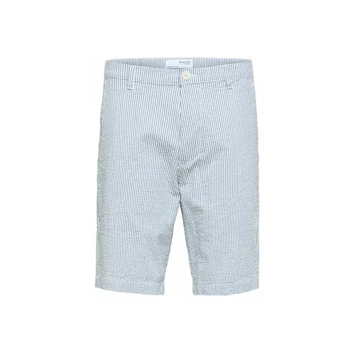 Selected Homme Kratke hlače iz tkanine 16088250 Bela Comfort Fit