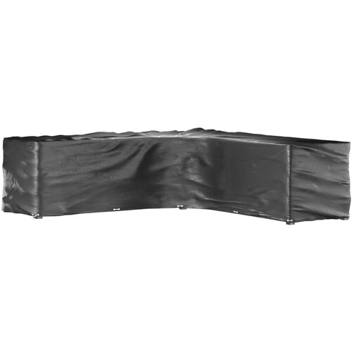 VidaXL Prevleka za vrtno pohi&amp;scaron;tvo L oblike 20 obročkov 300x300x90 cm Slike