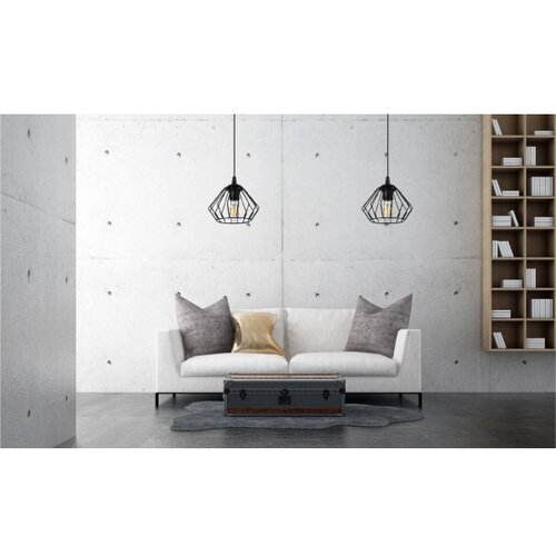  Luster na sajli CEED 1xE27/60W/230V crna Slike