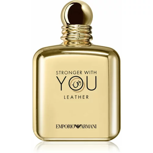 Armani Emporio Stronger With You Leather parfumska voda uniseks 100 ml
