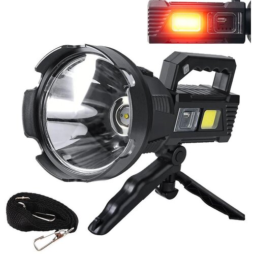  Aku. polnilna 100W LED CREE XHP50 COB reflektorska ročna svetilka USB powerbank + stativ Cene
