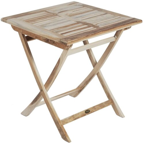 Garden Pleasure Vrtni stol od tikovine Java, 70 x 70 cm Slike