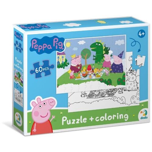 Dodo puzzle 2u1 peppa prase, piknik 60 kom ( A082425 ) Cene