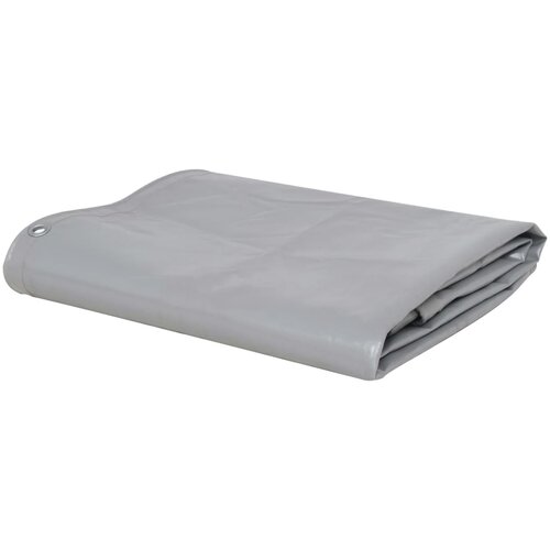 VidaXL Ponjava 650 g/m&amp;sup2; 1,5x10 m siva Slike