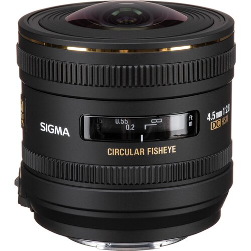 Sigma 4.5 mm f/2.8 EX DC Circular Fisheye za Canon objektiv Slike