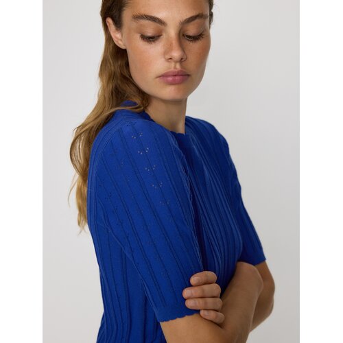 Reserved Top od žerseja s visokim udjelom viskoze - indigo Cene