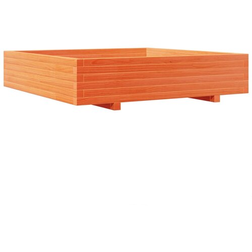 VidaXL Vrtna sadilica vo&amp;scaron;tano smeđa 110x110x26 5 cm masivna borovina Slike