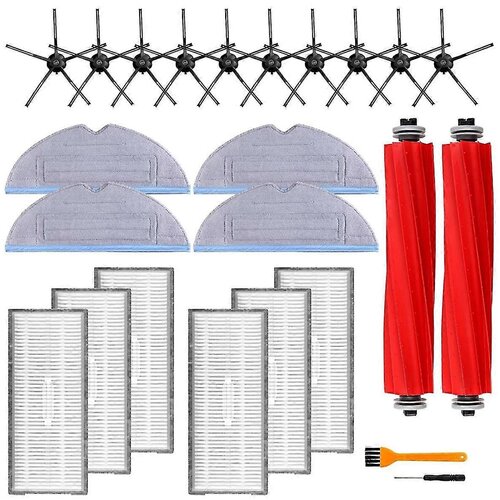 INORCO Za S7 S7+ S7 Maxv S7 Maxv Plus Glavna Stranska Krtača Mop Cloth Pads HEPA Filter Nadomestni Deli, (21873839) Slike