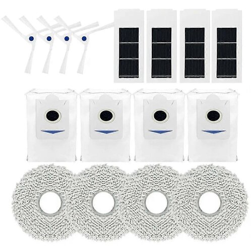 INORCO Za Debot X2 / X2 Pro / X2 Omni robotske sesalnike Stranska krtača Hepa Filter Mop Krpe Vrečka za prah Nadomestni del, (21851672) Slike