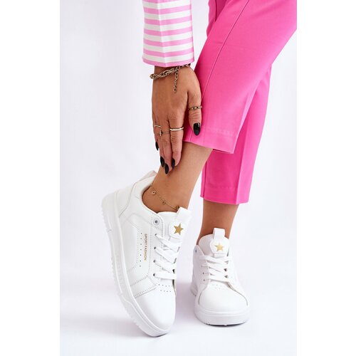 Kesi Women's lace-up sports shoes beige Mikaela Slike