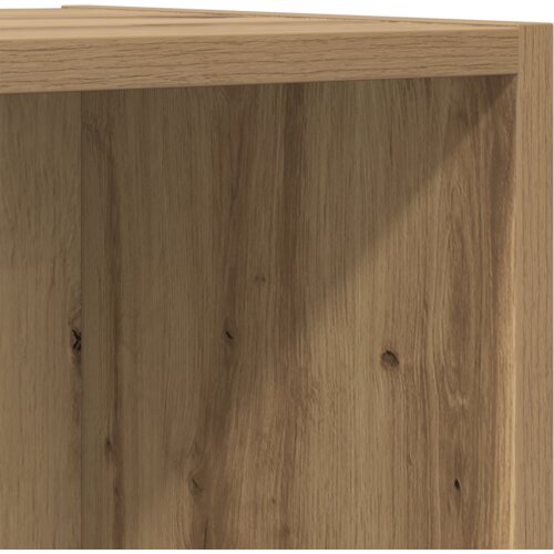  Set TV stalka s policom Zidne s pohranom 2 pcs hrast artisan 37 x 37 x 142.5 cm Slike