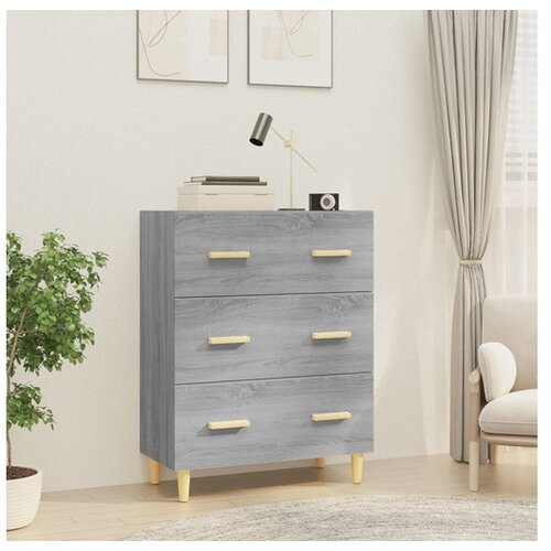  Komoda boja siva sonome 70x34x90 cm od konstruiranog drva Cijene