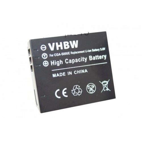 VHBW baterija CGA-S005 za panasonic lumix DMC-FC01 / DMC-FX8 / DMC-LX1, 750 mah kompatibilnost s originalnom baterijom Cijene