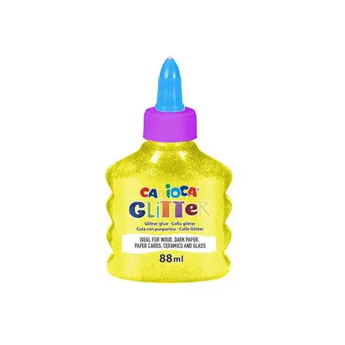 Carioca Bleščeče tekoče neon rumeno lepilo 88ml - Cene