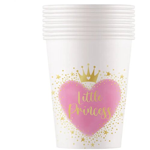Procos Set papirnatih kozarcev Little Princess, 8 kosov, 200 ml Cene