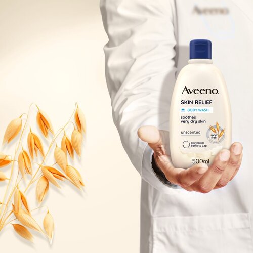 Aveeno Skin Relief Body wash pomirjajoči gel za tu&amp;scaron;iranje 500 ml Slike