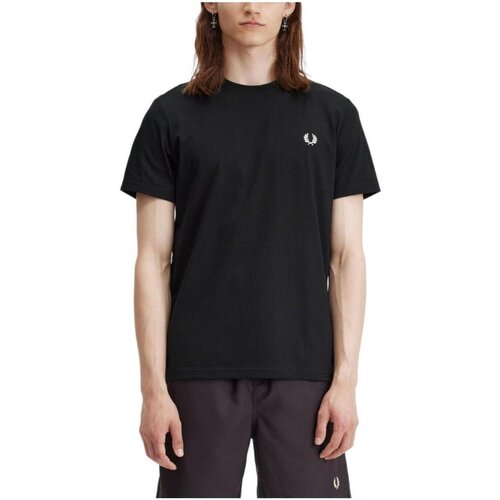 Fred Perry Majice s kratkimi rokavi - Črna Cene