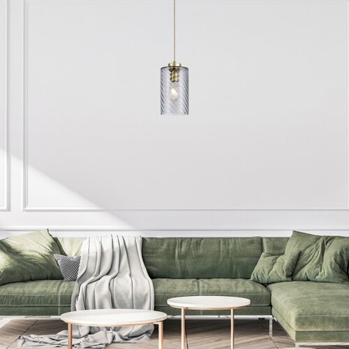 Rabalux sheila, visilica E27 1x40W, zlato Slike