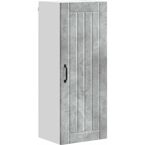  Ormar za Zid Lucca Betonska siva 40 x 31 x 100 cm Slike