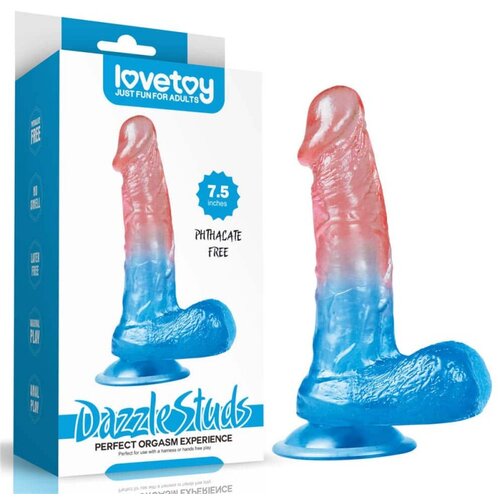 Lovetoy šareni mekani dildo LVTOY00415 Slike