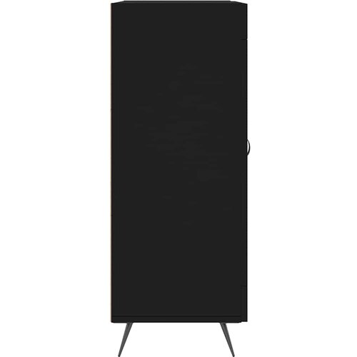  Komoda crna 69,5 x 34 x 90 cm od konstruiranog drva Slike