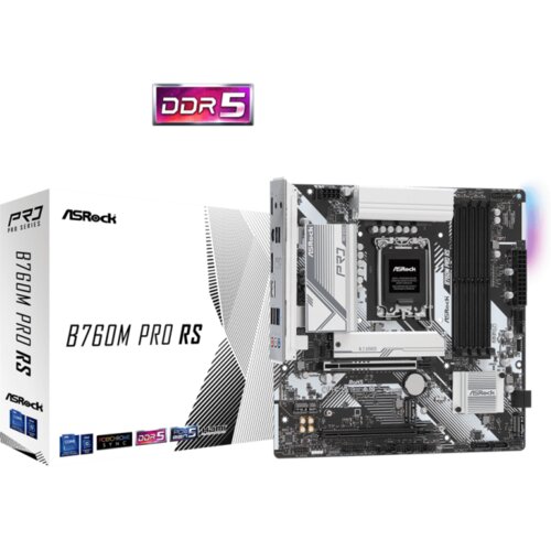 AsRock MB B760M PRO RSIntel B760, LGA1700, 4xDDR53xM.2, 4xSATA, RAID, HDMI, DP, mATX Cijene