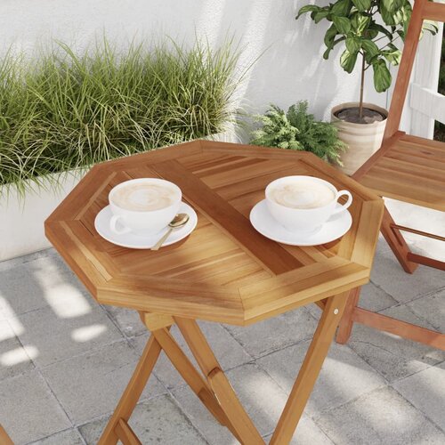 vidaXL Stolna ploča 50 x 50 x 2 5 cm osmerokutna od masivne tikovine Cijene