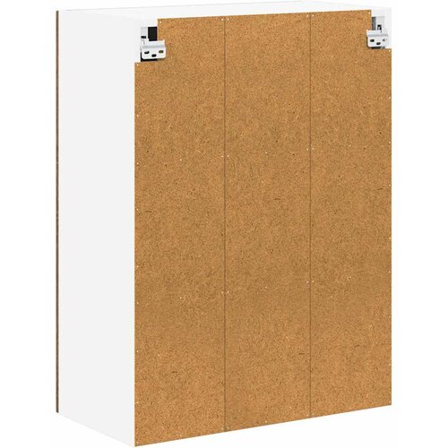  Zidni stakleni ormarić Lucca Smeđi hrast 60 x 31 x 80 cm Slike