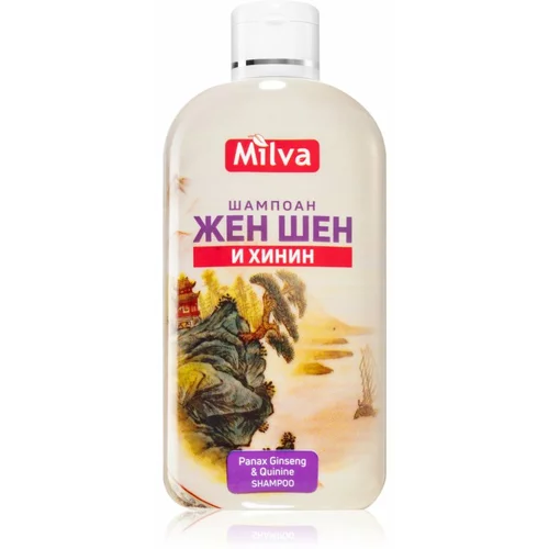 Milva Quinine & Ginseng hranjivi šampon protiv opadanja kose s žen-šenom 200 ml