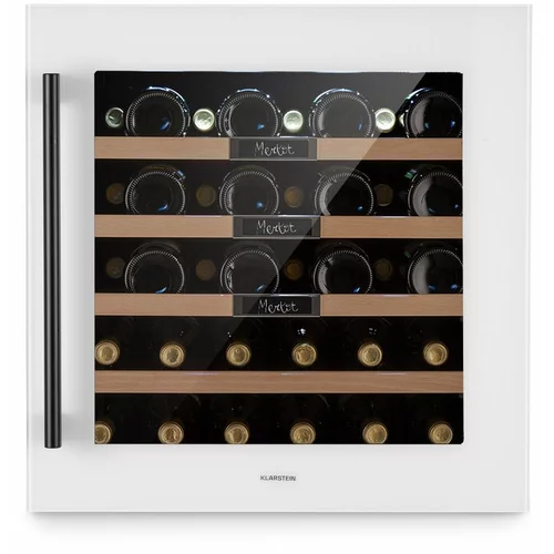 Klarstein Vinsider 36 Built-In Uno, vgradna vinoteka, 36 steklenic, 92 litrov, nerjaveče jeklo