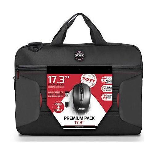 Crna Torba za laptop Port 17.3" plus WiFi miš crni Cijene