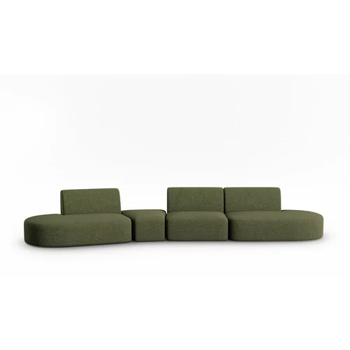 Micadoni Home Zelena sofa 412 cm Shane –
