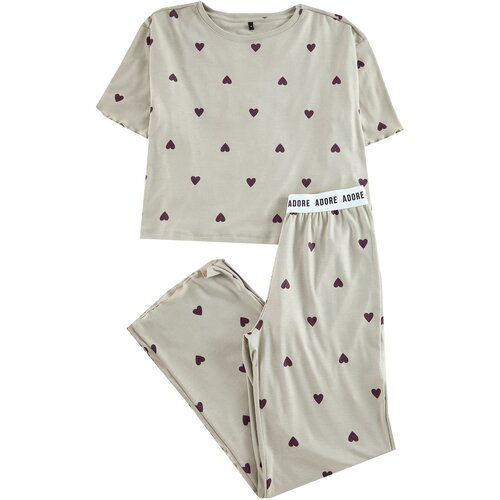 Trendyol Ženski set pidžame Thmss24Pt00404, Bež Cene