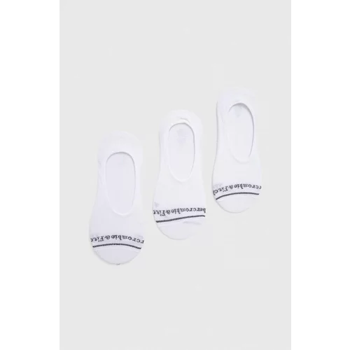 Abercrombie & Fitch Čarape 3-pack za muškarce, boja: bijela