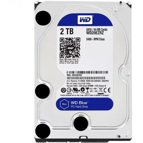 Western Digital Hard disk 2TB SATA3 256MB WD20EARZ Blue Cene
