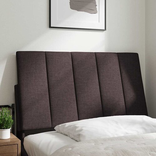 Maison Chic posteljno vzglavje - vzglavna omarica - vzglavna stranica temno rjava 90 cm blago, (21703909) Cene
