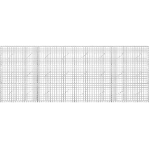  Gabion s 5 mm žicom i mrežom 5x5 cm 400x10x150 cm Slike