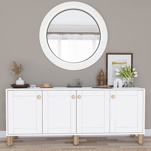 Hanah home konzolni sto Natura 1600-69, 180x75x40 cm, Beli Cene