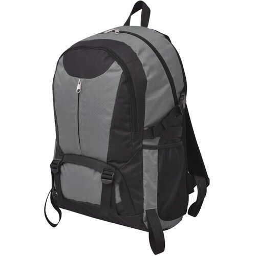 VidaXL Ruksak za planinarenje 40 L crno-sivi Slike