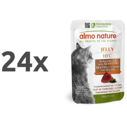 Almo Nature HFC Jelly - file tune in alge 24 x 55 g Slike