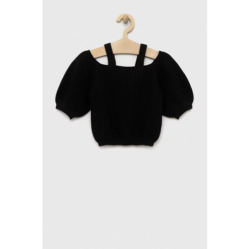 Sisley Dječji džemper boja: crna