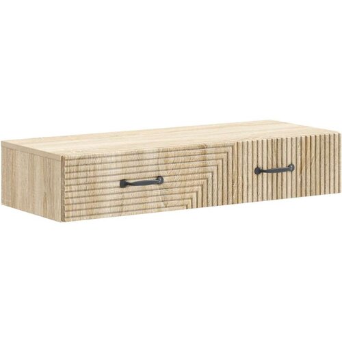 Stolna Stenska stranska miza Sonoma hrast 87,5 x 34,5 x 17 cm, (5000232523) Cene