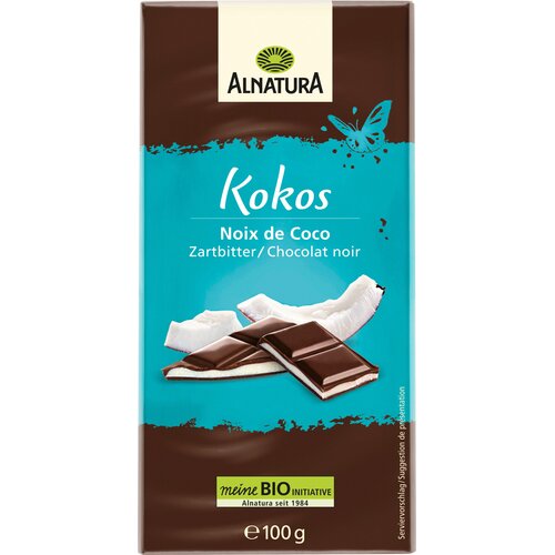 BIO temna čokolada s kokosom - 100 g Cene