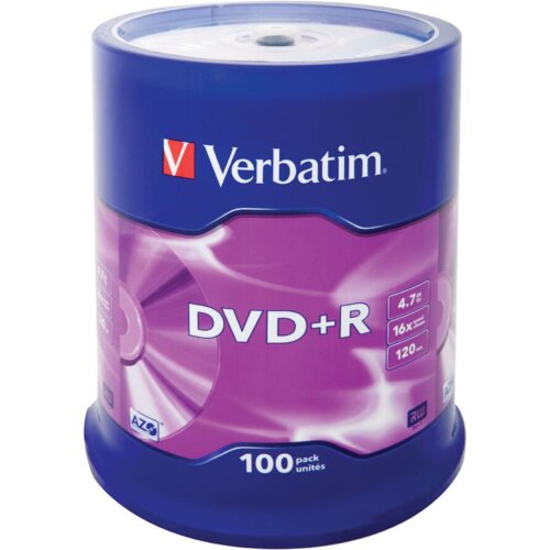 Verbatim DVD+R Matt Silver 4,7 GB 100 kom Cene