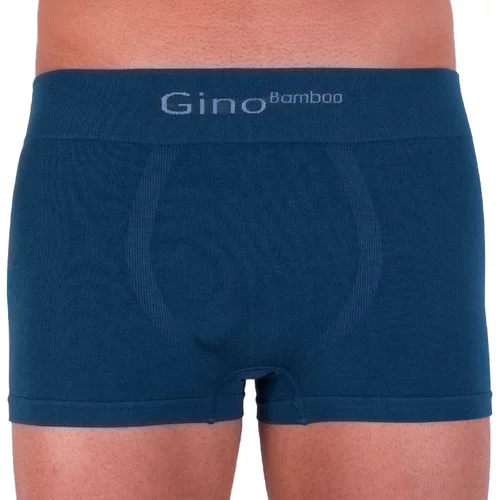 Gino Men's Boxers Seamless Bamboo Petrol (53004)