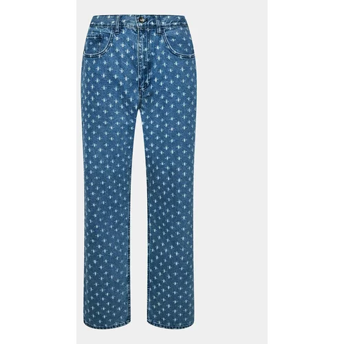 Redefined Rebel Jeans hlače 227045 Modra Loose Fit