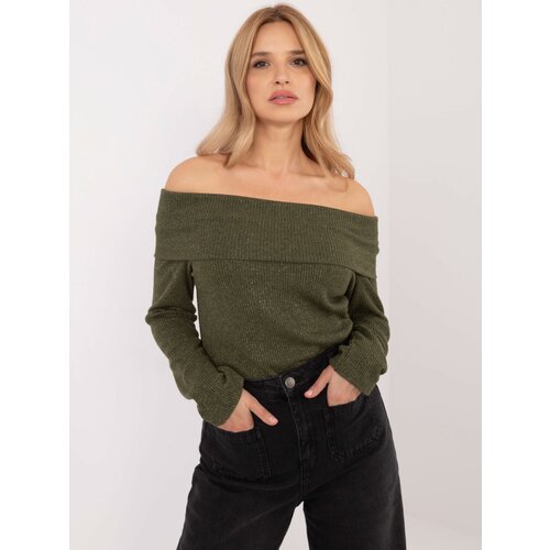 Italy Moda Sweater-DHJ-SW-A2449.33-khaki Slike