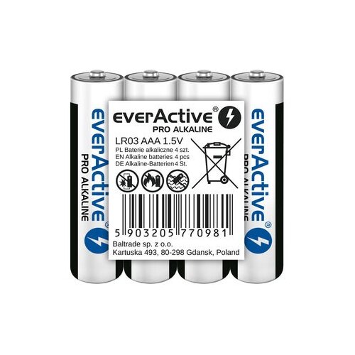 EverActive Alkaline batteries AAA /LR03 Pro 4 pcs Cijene