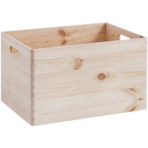 ZELLER kutija za slaganje (d x &amp;scaron; x v: 40 x 30 x 24 cm, l, crnogorično drvo) Slike