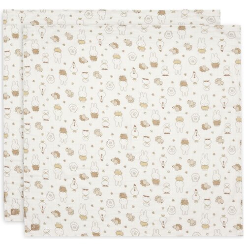 Jollein tetra pelena 115x115cm 2/1 miffy family farm 535-852-68156 Slike